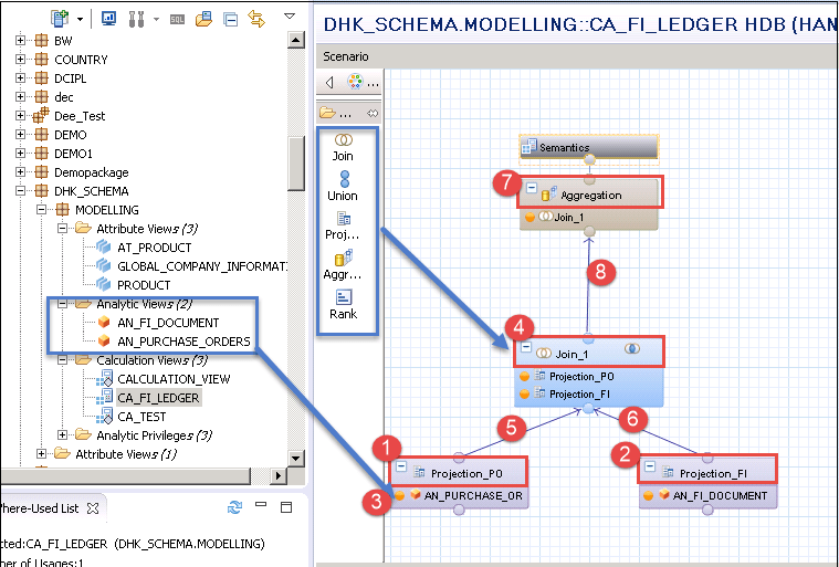 SAP HANA计算视图教程